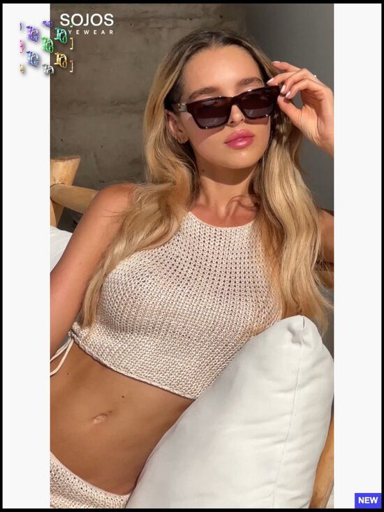 Trendy Polarized Square Sunglasses UV400 Retro 70s 80s 90s Shades Unisex